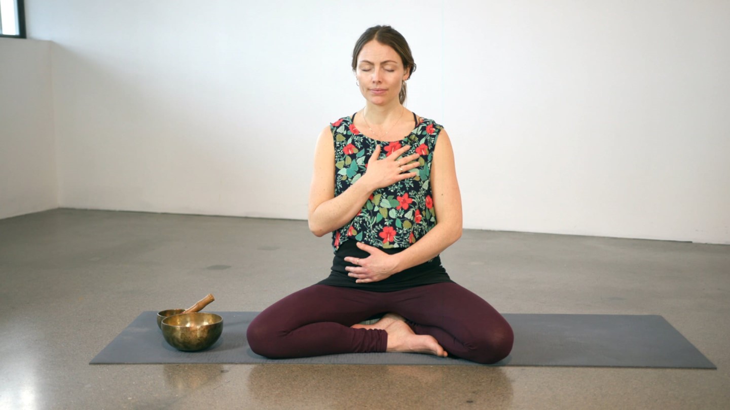 Gravidmeditation: Circle of breath