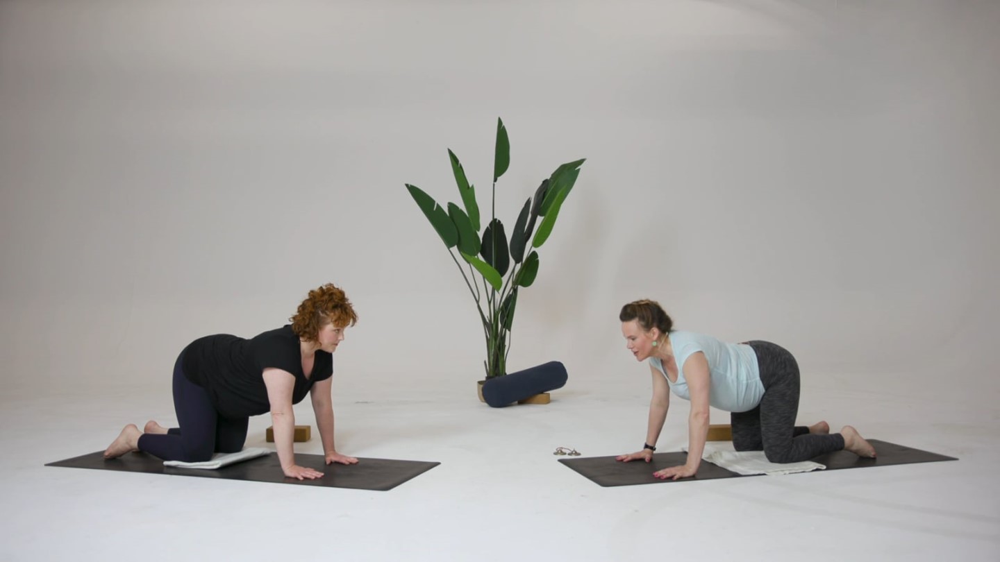 Ven med din lnd: Yoga for store maver